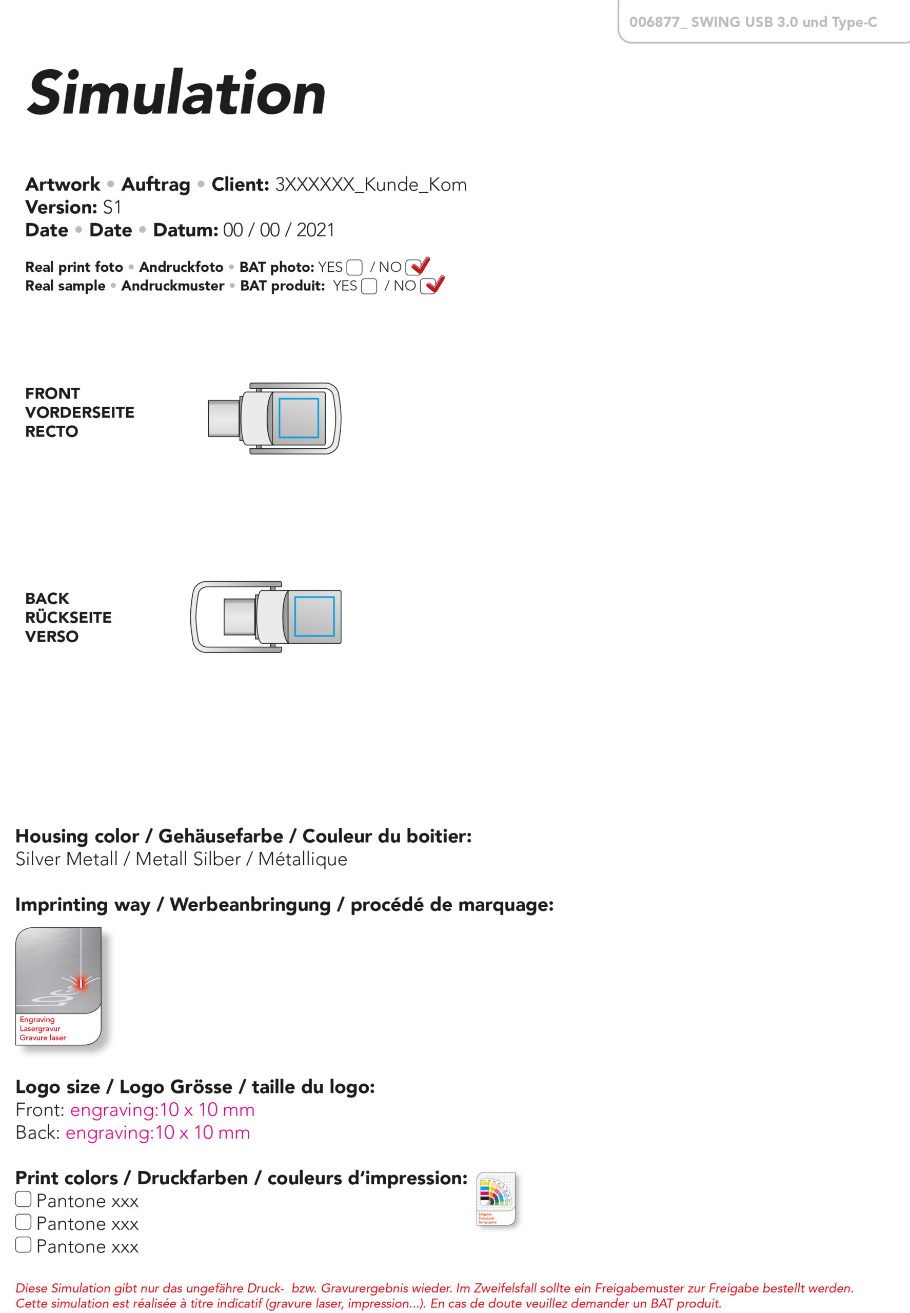 SWING USB 3.0 und Type-C SWING USB 3.0 und Type-C
