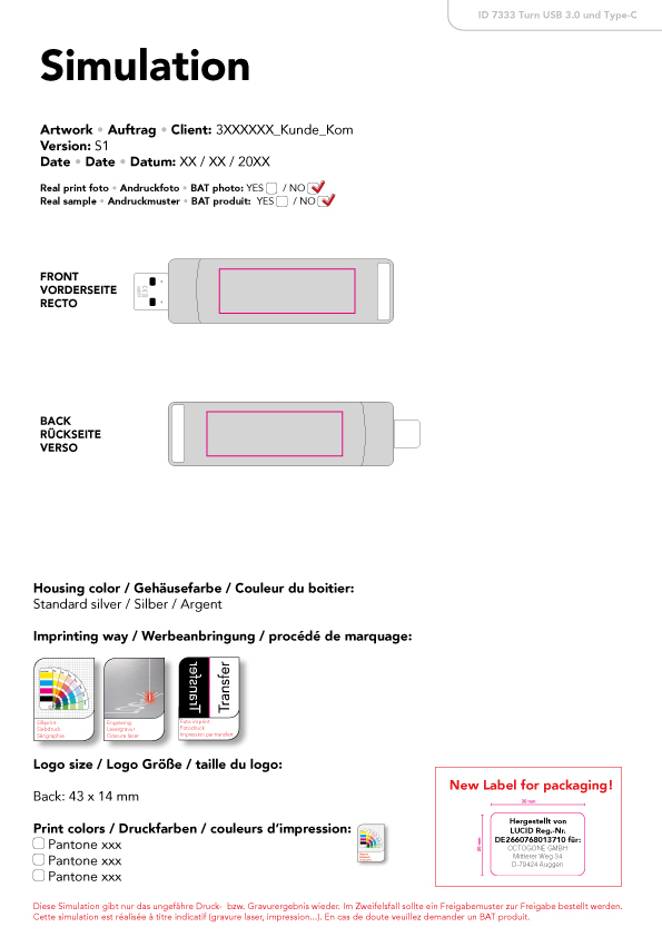 USB Stick 3.0 Turn and Type-C USB Stick 3.0 Turn and Type-C