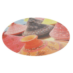 Mousepad SLIM-pad, Forme Circle 1, 200 mm, épaiss. 0,4 mm